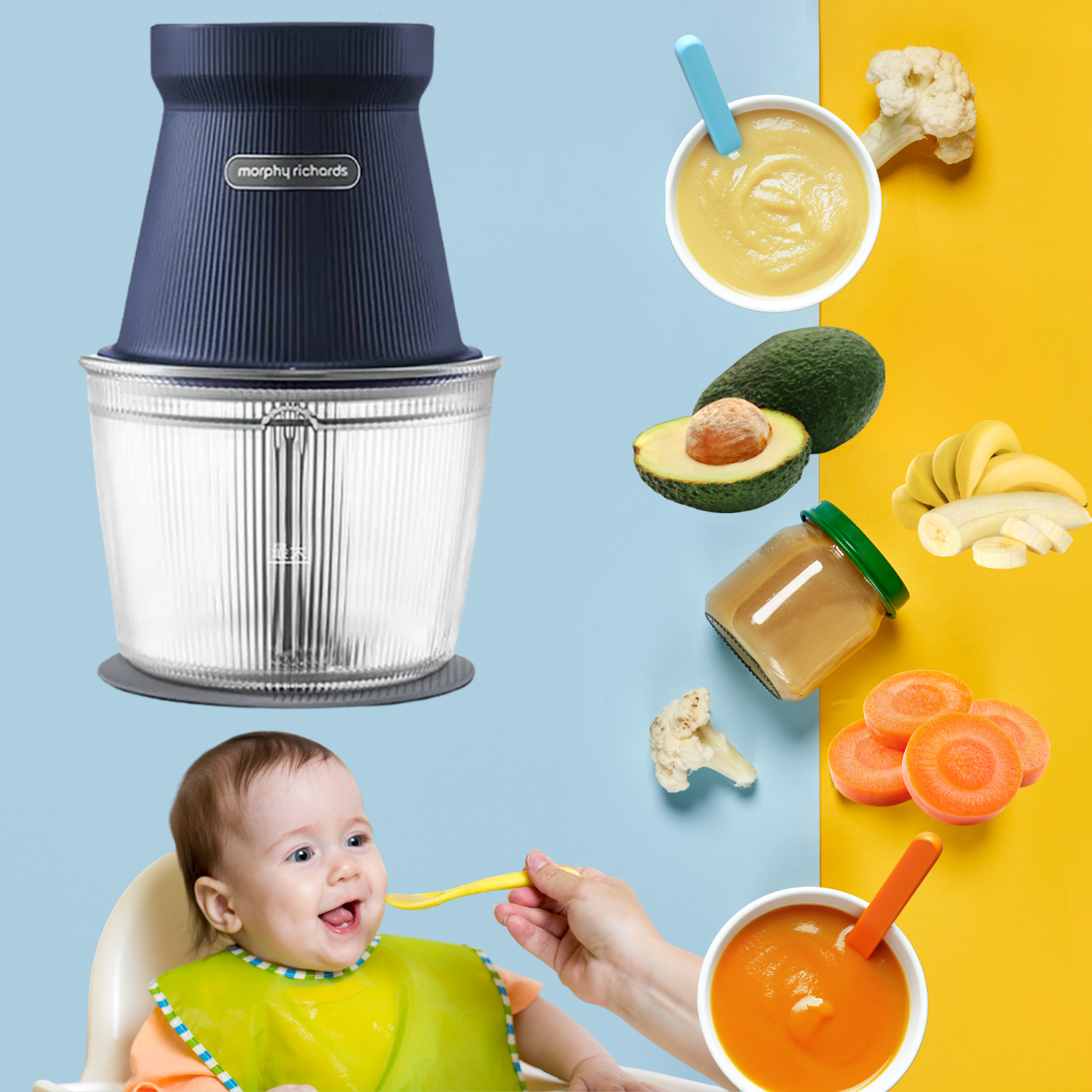 קוצץ מזון אלחוטי Morphy Richards 48658