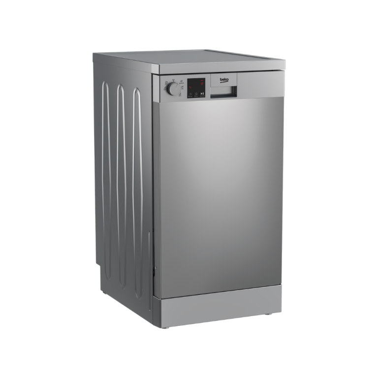 מדיח כלים צר Beko DVS05026X: הדחה מלאה ב-45 ס"מ