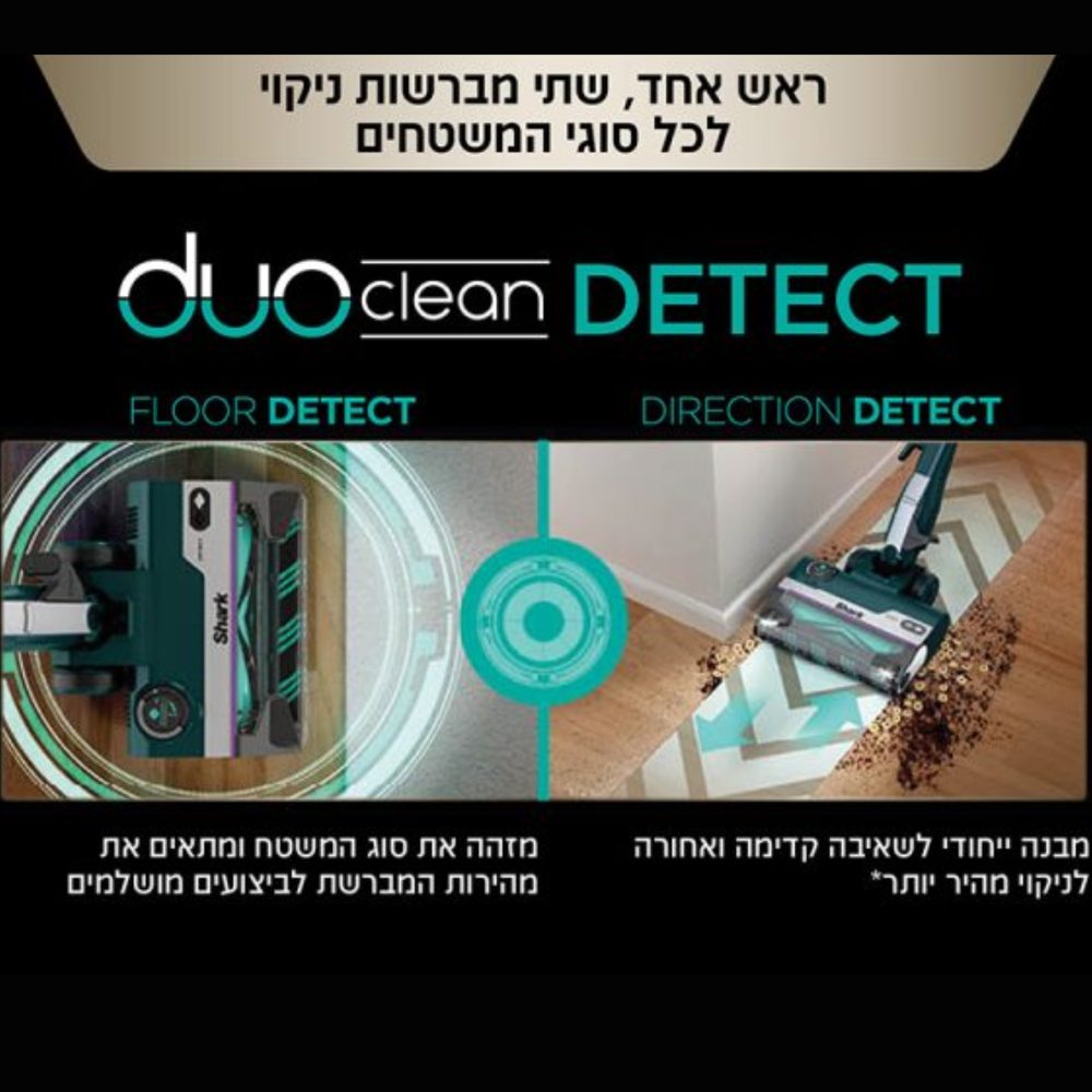 שואב אבק חוטי Shark HZ4000 DETECT POWER