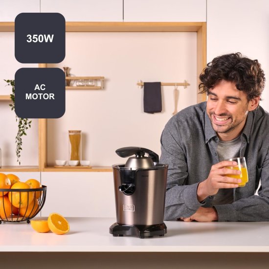 מסחטת מיצים Black+Decker BXCJ350E מסחטת מיצים Black+Decker BXCJ350E