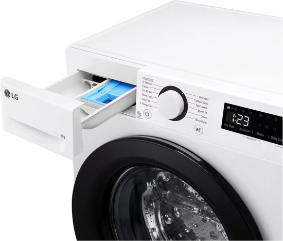 מכונת כביסה LG WFS8014WB 8 ק מכונת כביסה LG WFS8014WB 8 ק