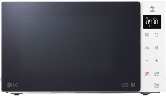 מיקרוגל דיגיטלי 25 ליטר LG MS2535GISW Smart Inverter 1000W