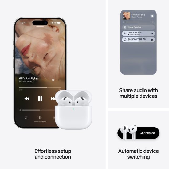 אוזניות אלחוטיות Apple AirPods 5 אוזניות אלחוטיות Apple AirPods 5