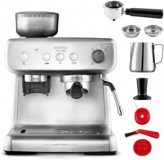 מכונת אספרסו Breville Barista Max VCF126X מכונת אספרסו Breville Barista Max VCF126X